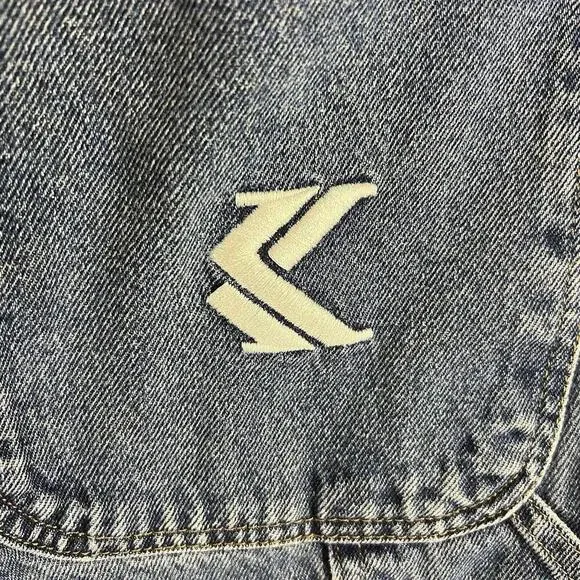 Karl Kani Jeans Men Tapered 90s Hip Hop Y2K Denim Blue Size Size Medium 33 X 30